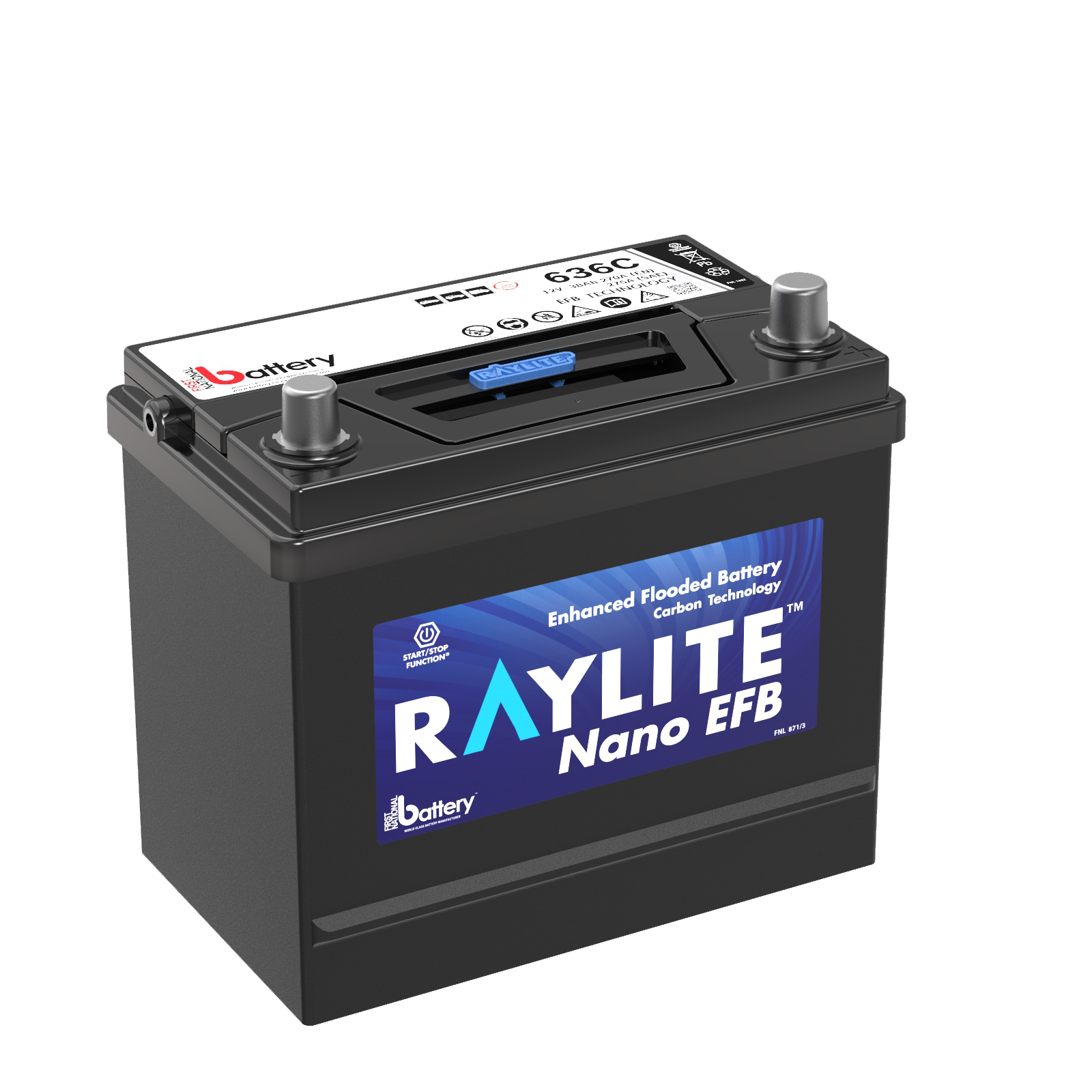 636C Raylite battery