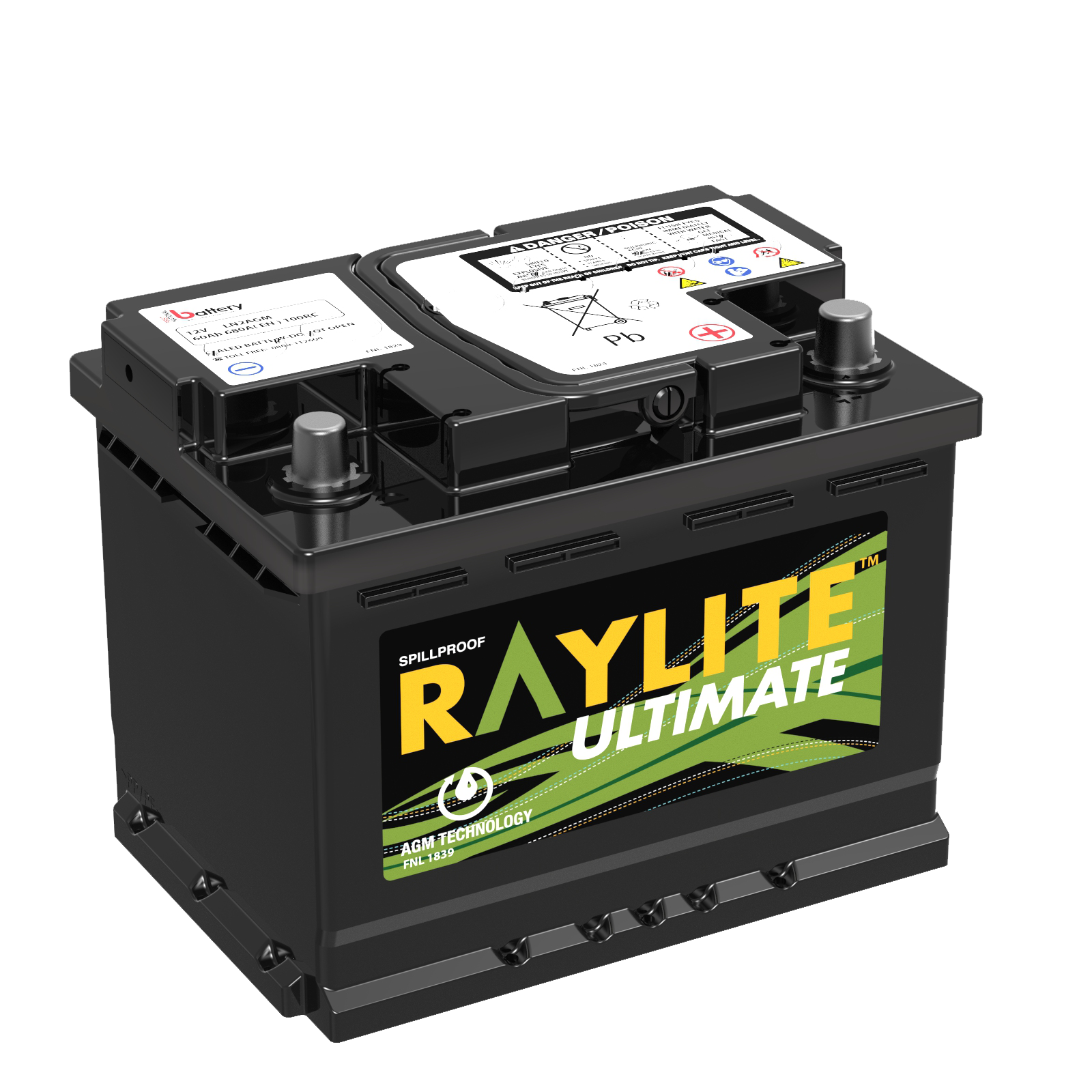 LN2AGM Raylite battery